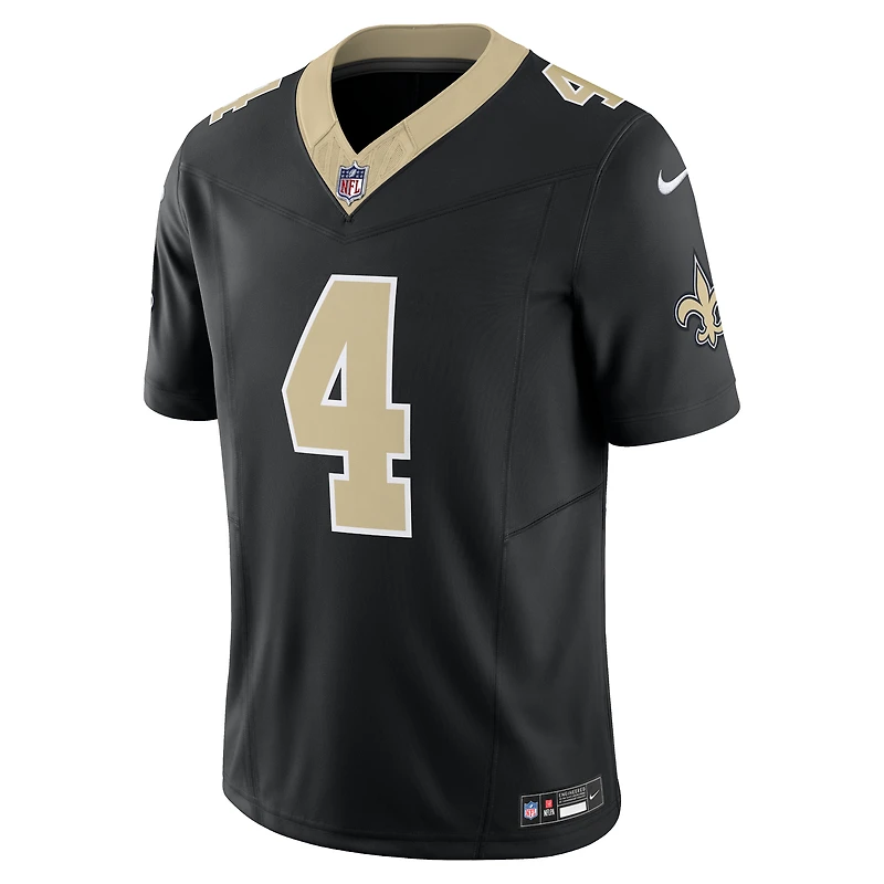 Nike Derek Carr pour homme Noir New Orleans Saints Vapor F.U.S.E. Maillot limité