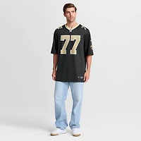 Men's Nike Dillon Radunz  Black New Orleans Saints Team Game Jersey