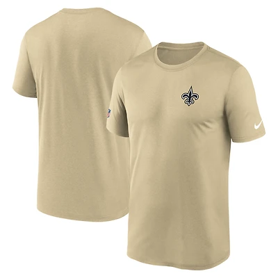 Men's Nike Gold New Orleans Saints Alt Legend Small Logo Dri-FIT T-Shirt