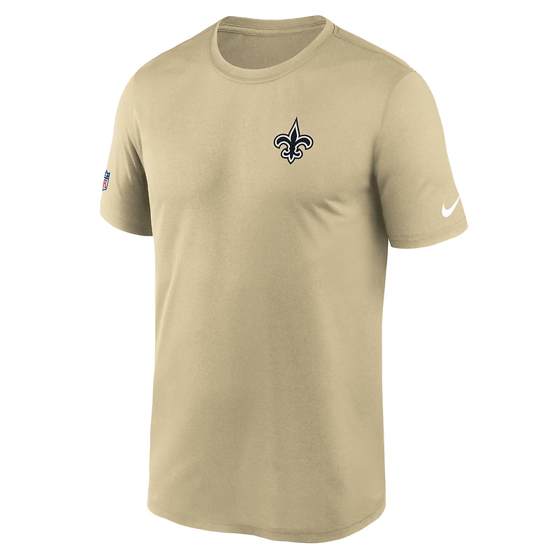 Men's Nike Gold New Orleans Saints Sideline Alt Pack Legend Dri-FIT T-Shirt