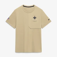 Men's Nike  Gold New Orleans Saints Sideline UV Dri-FIT Coaches Shirt