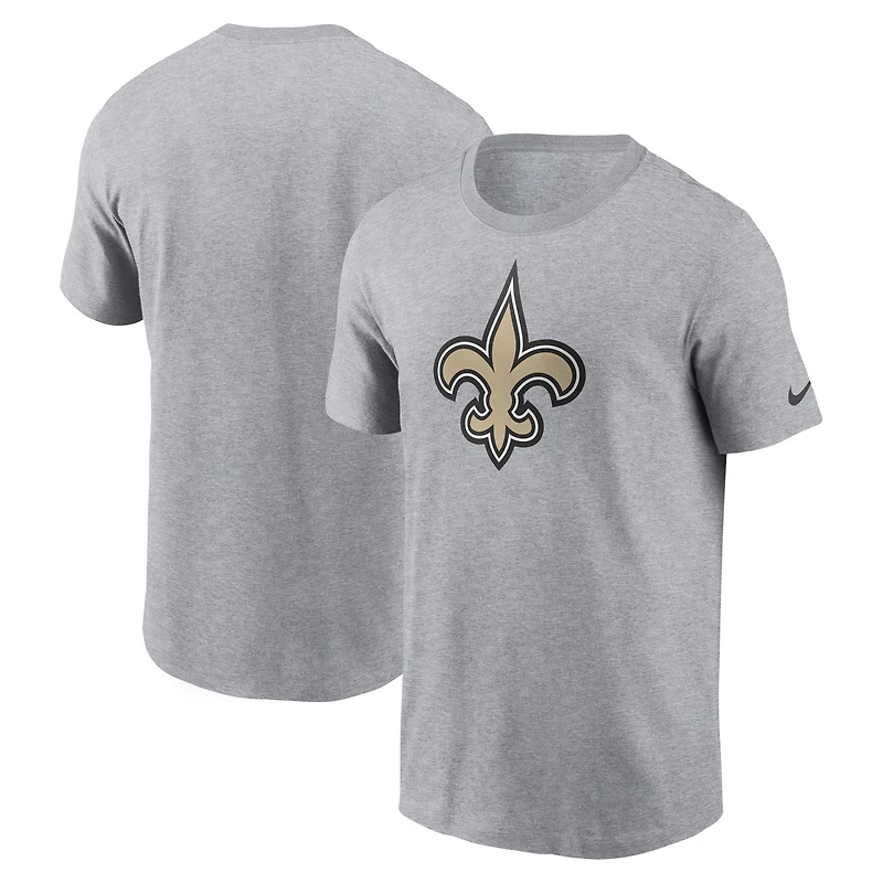 T-shirt essentiel Nike New Orleans Saints pour homme avec logo gris