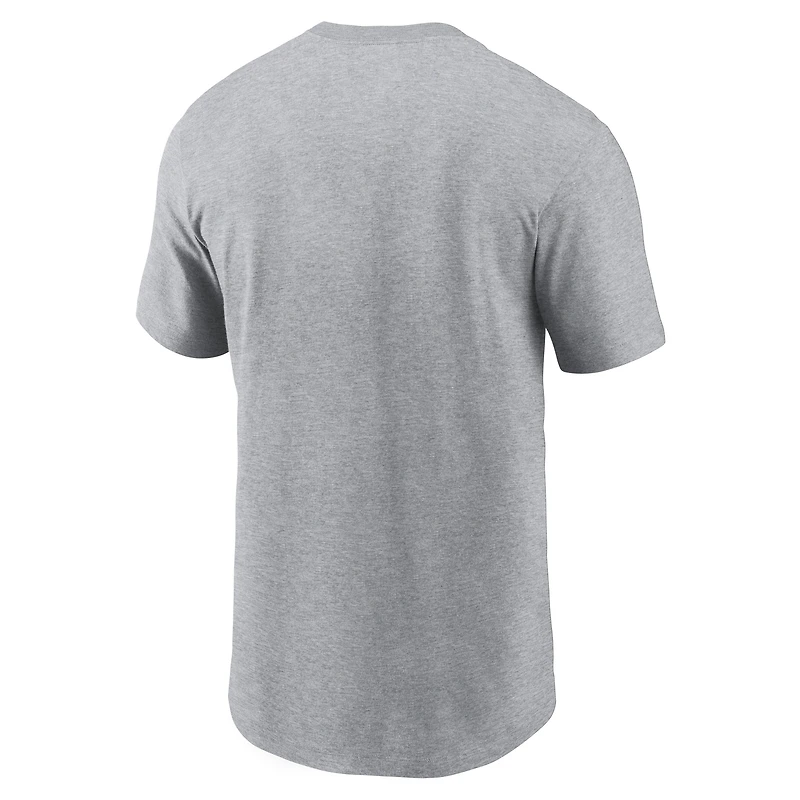 Men's Nike Gray New Orleans Saints Logo Essential T-Shirt
