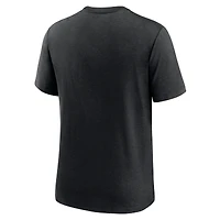 Men's Nike Heather Black New Orleans Saints Team Tri-Blend T-Shirt