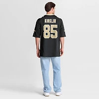 Maillot de match l'équipe Nike Jentre Kirklin pour hommes, noir, New Orleans Saints
