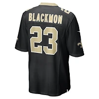 Men's Nike Julian Blackmon  Black New Orleans Saints Team Game Jersey
