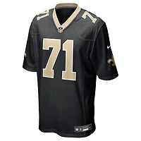 Men's Nike Kelvin Banks Jr. Black New Orleans Saints 2025 NFL Draft First Round Pick  Game Jersey
