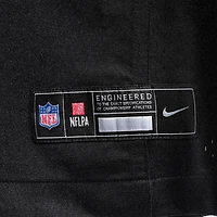 Maillot de match Nike Kelvin Banks Jr. noir des Saints la Nouvelle-Orléans pour homme