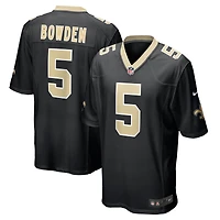 Men's Nike Lynn Bowden Jr.  Black New Orleans Saints Team Game Jersey