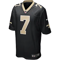 Maillot de joueur retraité Nike Morten Andersen pour hommes, noir, New Orleans Saints Game