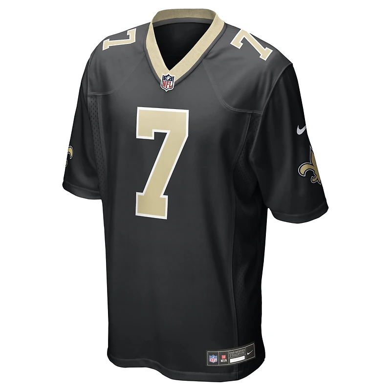 Maillot de joueur retraité Nike Morten Andersen pour hommes, noir, New Orleans Saints Game