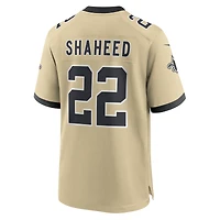 Men's Nike Rashid Shaheed Gold New Orleans Saints Gameday Golds Alternate Game Player Jersey