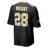 Men's Nike Rejzohn Wright  Black New Orleans Saints Game Jersey
