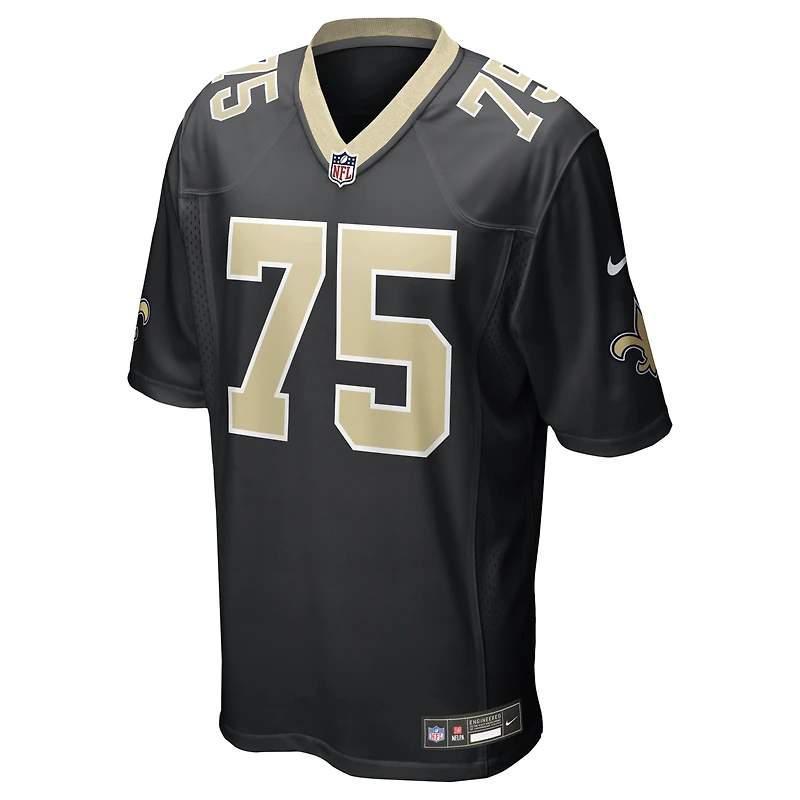 Men's Nike Taliese Fuaga  Black New Orleans Saints Game Jersey
