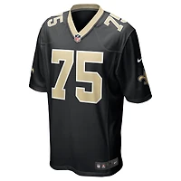 Men's Nike Taliese Fuaga Black New Orleans Saints  Player Game Jersey