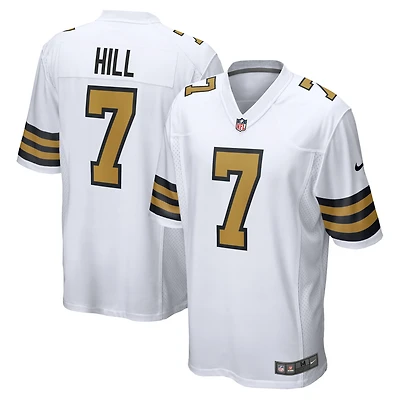 Maillot Nike Taysom Hill blanc pour homme des Saints de la Nouvelle-Orléans