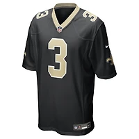 Men's Nike Travis Etienne Jr Black New Orleans Saints Game Jersey