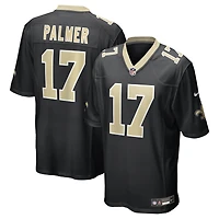 Maillot Nike Trey Palmer noir pour homme des Saints de la Nouvelle-Orléans