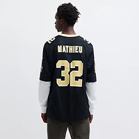 Men's Nike Tyrann Mathieu Black New Orleans Saints Game Jersey