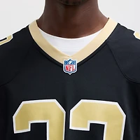 Maillot de match Nike Tyrann Mathieu noir des Saints la Nouvelle-Orléans pour homme