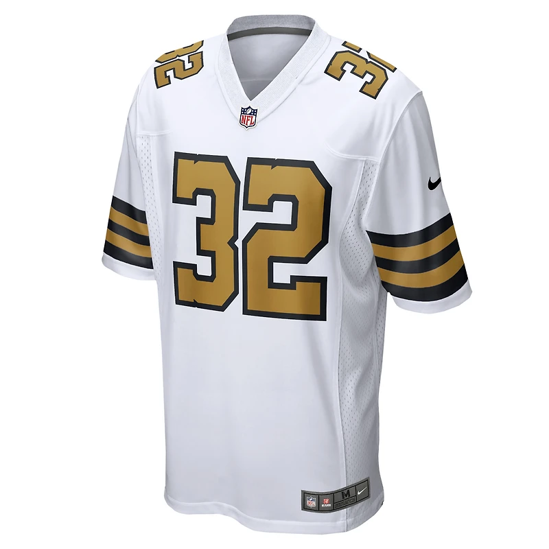 Maillot Nike Tyrann Mathieu blanc pour homme des Saints de la Nouvelle-Orléans