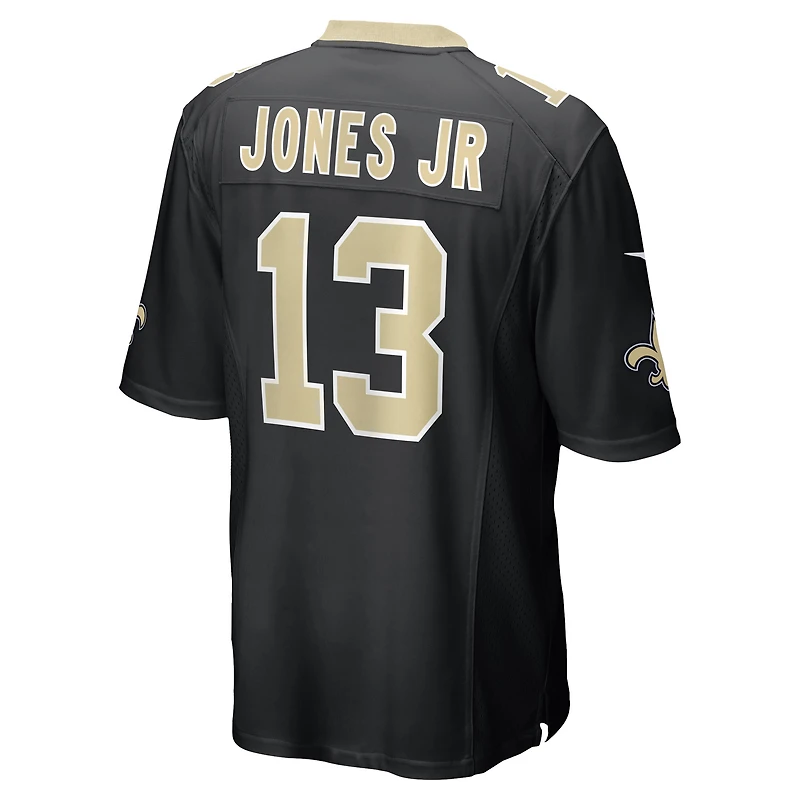 Men's Nike Velus Jones Jr.  Black New Orleans Saints Team Game Jersey