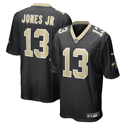 Men's Nike Velus Jones Jr.  Black New Orleans Saints Team Game Jersey