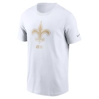 Men's Nike White New Orleans Saints Faded Essential T-Shirt