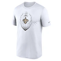 Men's Nike White New Orleans Saints Primetime Legend Icon Performance T-Shirt