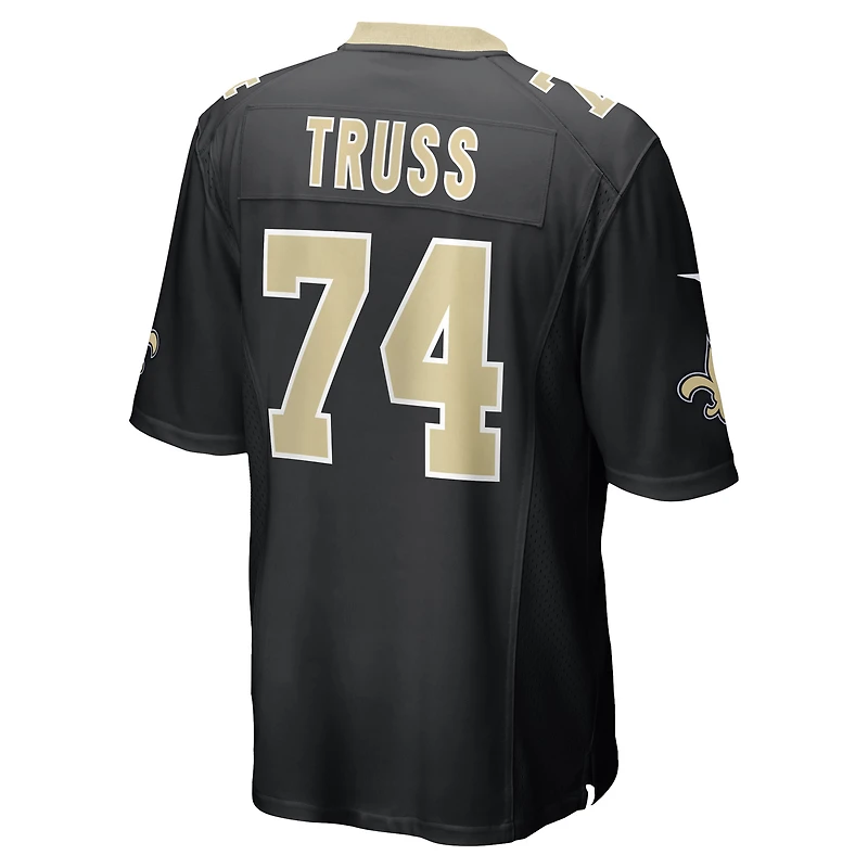 Maillot Nike Xavier Truss noir pour homme des Saints de la Nouvelle-Orléans