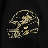 Sweat à capuche en chenille classique Pro Standard pour homme, noir, New Orleans Saints