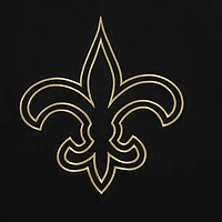 Men's Pro Standard Black New Orleans Saints Classic Chenille Pullover Hoodie