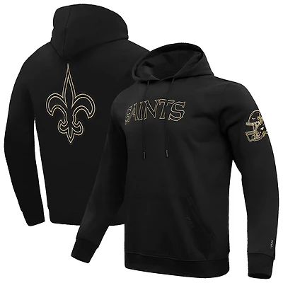 Sweat à capuche en chenille classique Pro Standard pour homme, noir, New Orleans Saints
