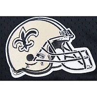 Haut Pro Standard Tyrann Mathieu noir pour hommes, nom et numéro de joueur en maille des Saints la Nouvelle-Orléans