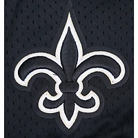 Haut Pro Standard Tyrann Mathieu noir pour hommes, nom et numéro de joueur en maille des Saints la Nouvelle-Orléans