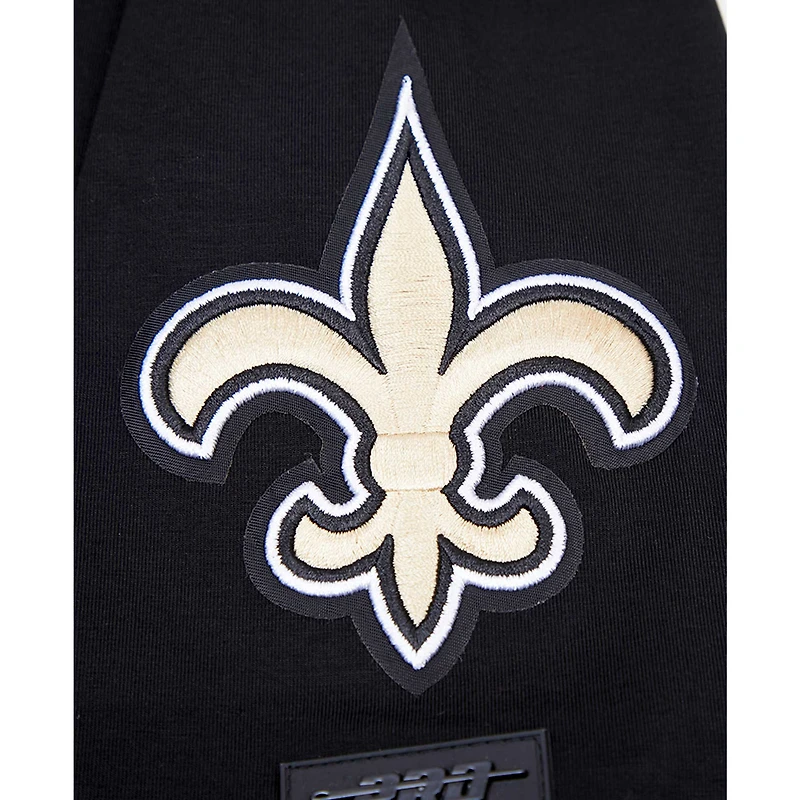 T-shirt graphique pour hommes Pro Standard Tyrann Mathieu noir New Orleans Saints Player Avatar