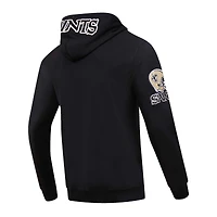 Sweat à capuche Pro Standard Tyrann Mathieu pour hommes, noir, nom et numéro du joueur des Saints de la Nouvelle-Orléans