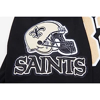 Sweat à capuche Pro Standard Tyrann Mathieu pour hommes, noir, nom et numéro du joueur des Saints de la Nouvelle-Orléans
