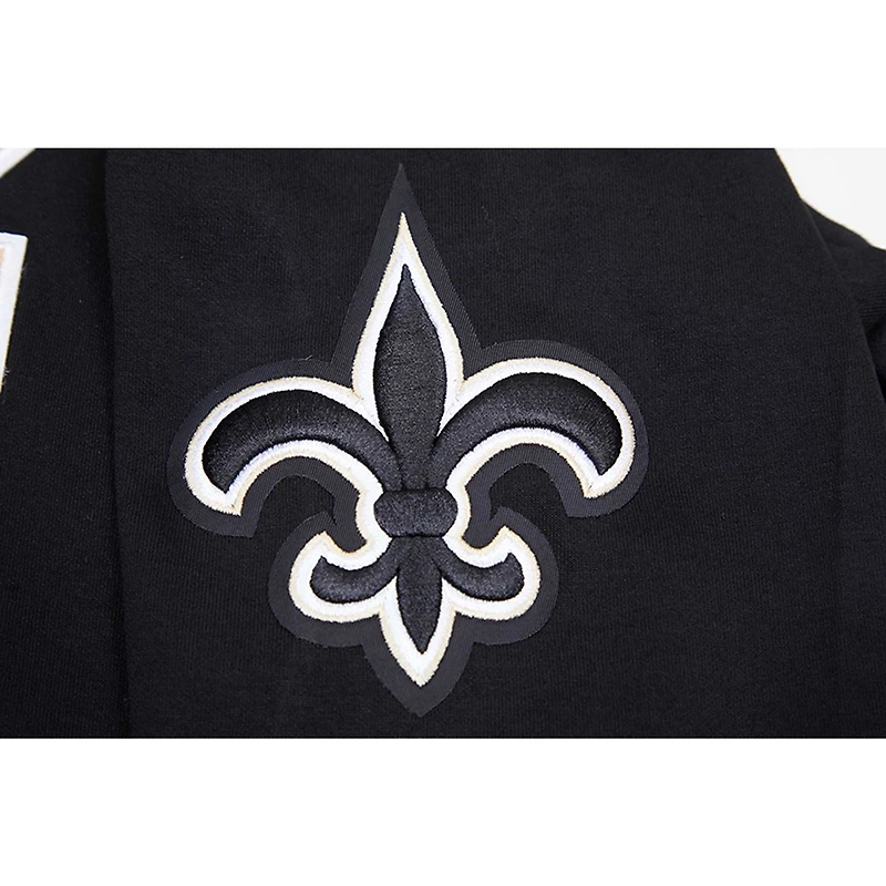 Sweat à capuche Pro Standard Tyrann Mathieu pour hommes, noir, nom et numéro du joueur des Saints de la Nouvelle-Orléans