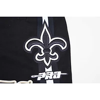 Short Pro Standard pour hommes Tyrann Mathieu noir avec nom et numéro de joueur des Saints la Nouvelle-Orléans