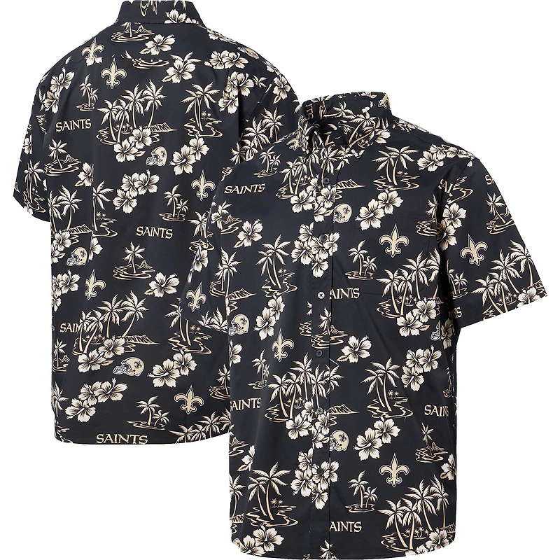 Men's Reyn Spooner Gold New Orleans Saints Kekai Performance Button-Down Top