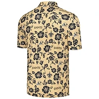 Men's Reyn Spooner Gold New Orleans Saints Pua Performance Polo