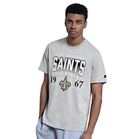 Men's Starter  Black/Gray New Orleans Saints Two-Pack Logo T-Shirt Set