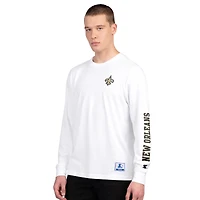 Men's Starter Black/White New Orleans Saints Short Sleeve & Long T-Shirt Combo Pack