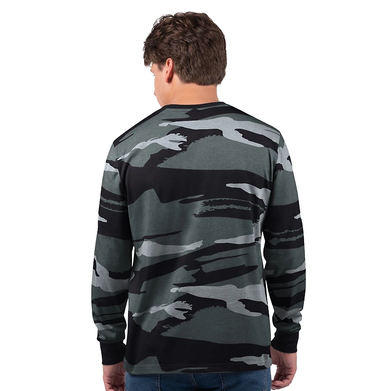 Men's Starter Gray New Orleans Saints Thursday Night Gridiron Long Sleeve T-Shirt