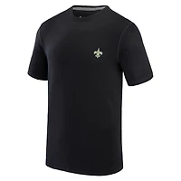 Men's Tommy Bahama Black New Orleans Saints Bali Beach T-Shirt