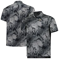 Chemise boutonnée Tommy Bahama pour homme New Orleans Saints Big & Tall Coast Luminescent Fronds Camp IslandZone