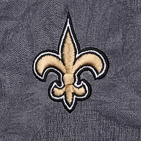 Men's Tommy Bahama Black New Orleans Saints Naples Layered Leaves Swim Trunks