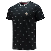 T-shirt à poche Tommy Hilfiger New Orleans Saints pour homme, noir