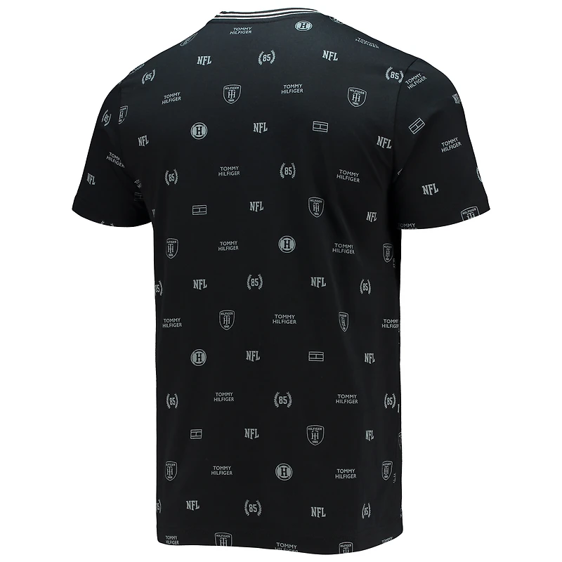 T-shirt à poche Tommy Hilfiger New Orleans Saints pour homme, noir